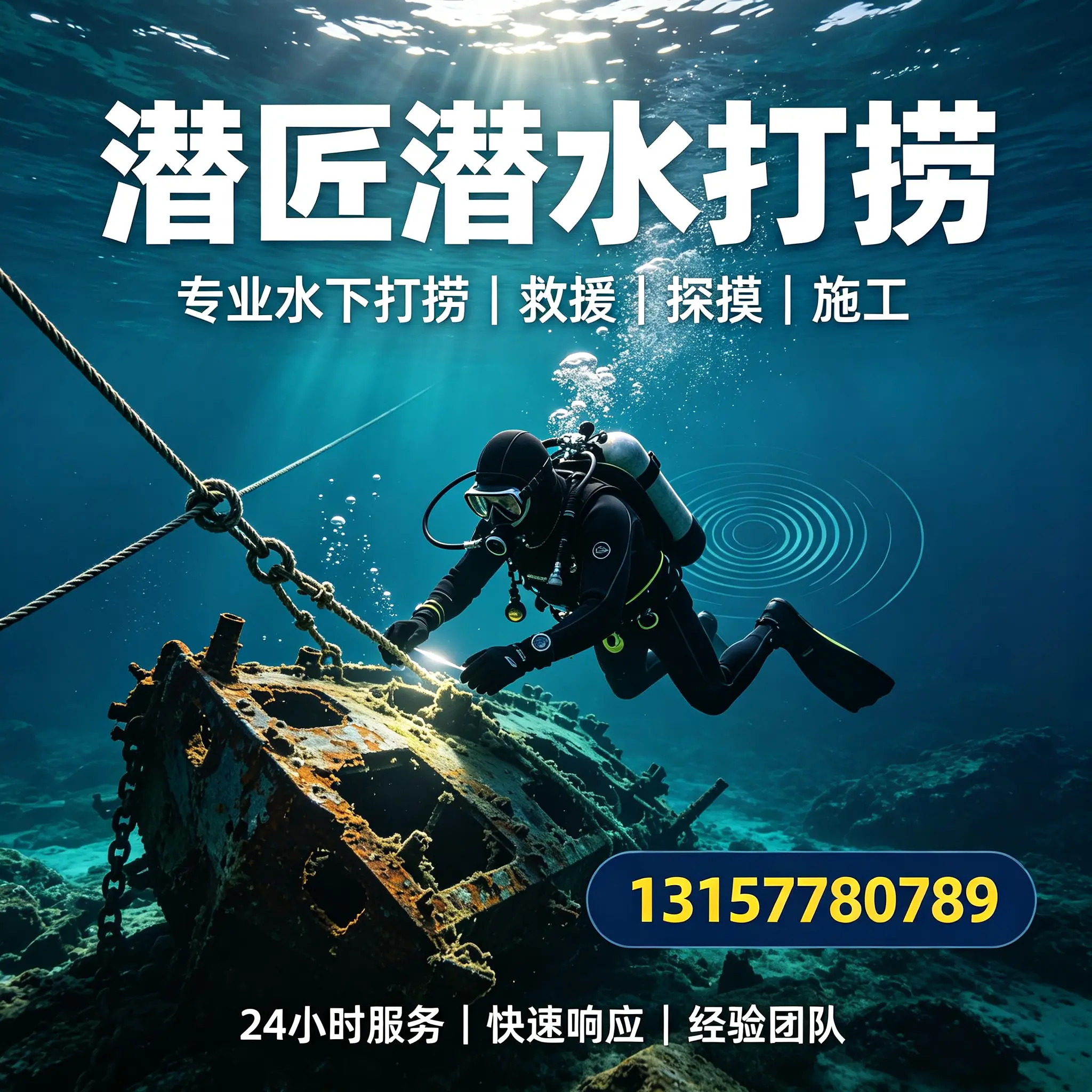 肥西水下打捞作业服务产品